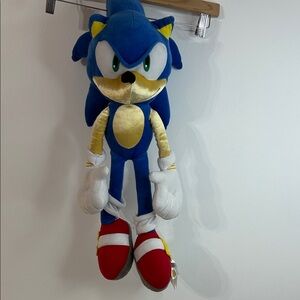 24” Sonic the Hedgehog Plush – Large, Collectible, and Super Soft!
